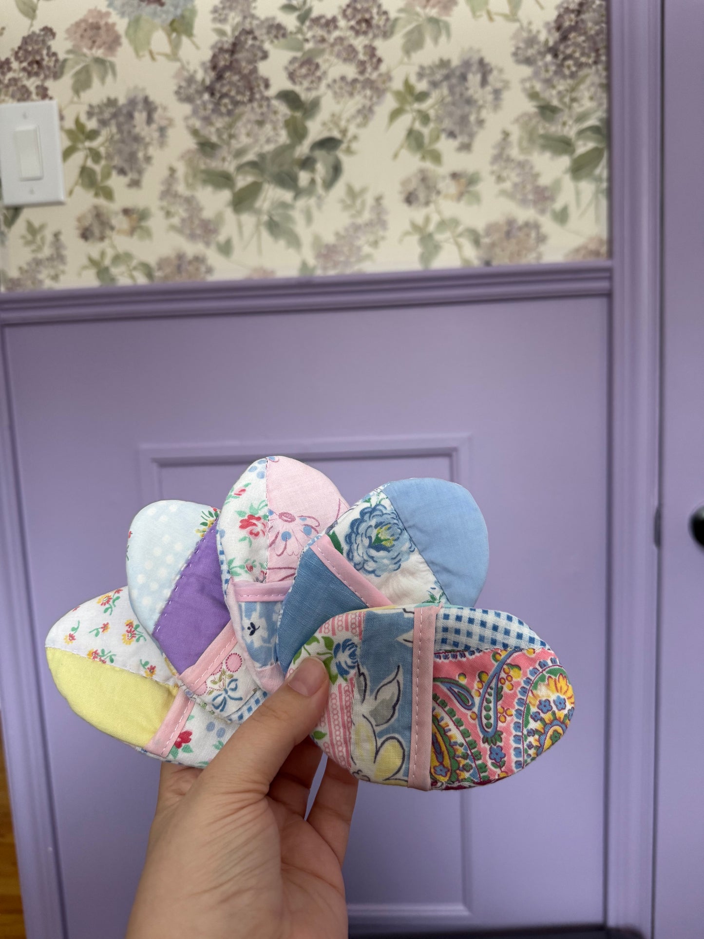 Heirloom Quilt Easter Egg Set #3